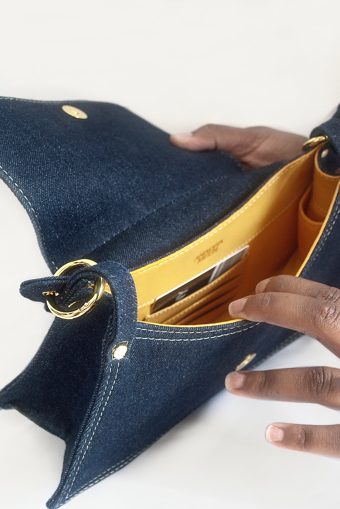 The Jewelet Bag | Blue Denim Trio