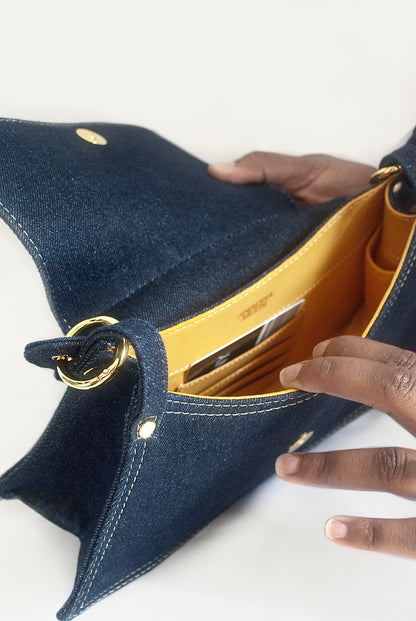 The Jewelet Bag | Blue Denim Trio